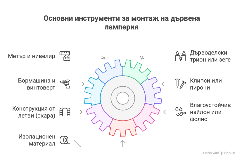 kakvi instrumenti sa nuzhni za montazh na darvena lamperia visual selection